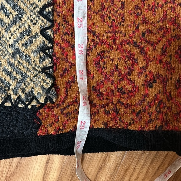 Curio Wool Blend Boho Long Cardigan SZ Large - Picture 10 of 11